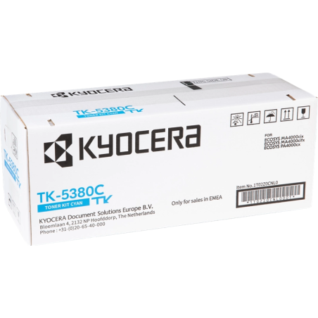 Kyocera TK5380 Ciano Cartucho de Toner Original - 1T02Z0CNL0/TK5380C