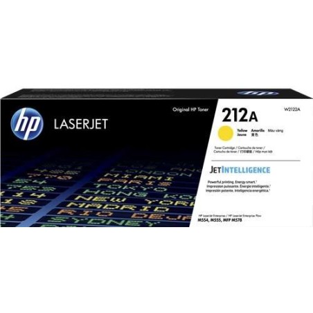 HP W2122A Yellow Toner Cartridge Original - 212A