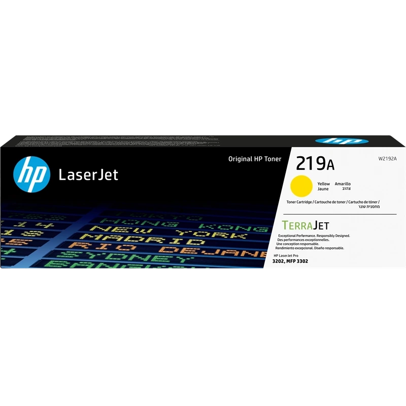 HP W2192A Amarelo Cartucho de Toner Original - 219A