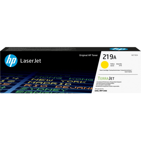 HP W2192A Yellow Toner Cartridge Original - 219A