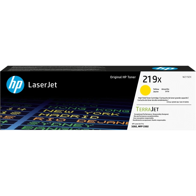 HP W2192X Amarelo Cartucho de Toner Original - 219X