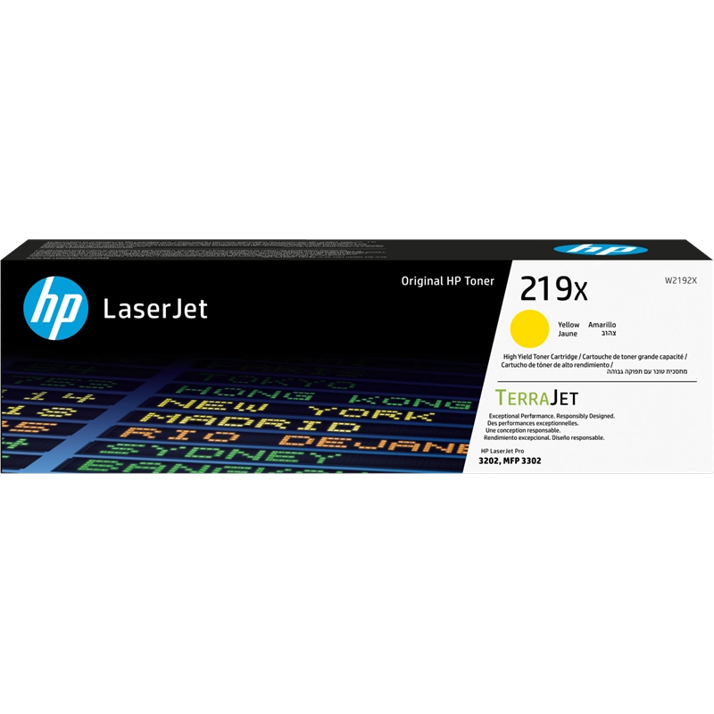 HP W2192X Yellow Toner Cartridge Original - 219X