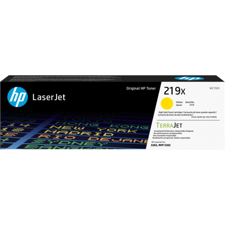 HP W2192X Yellow Toner Cartridge Original - 219X