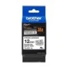 Brother TZeS231 Fita Laminada Super Adesiva Original de Etiquetas - Texto Preto sobre fondo blanco - Largura 12mm x 8 metros