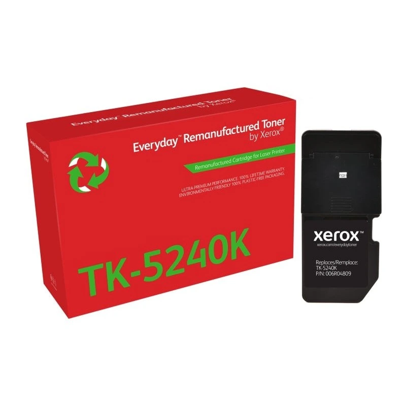 Xerox Everyday Kyocera TK-5240K Black Remanufactured Toner - 006R04809