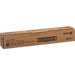 Xerox WorkCentre 7525/7535/7545/7830 Cyan Cartouche de toner Original - 006R01516
