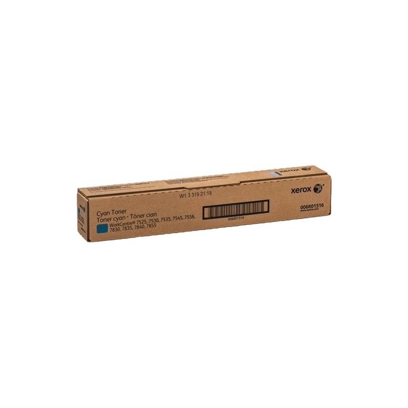 Xerox WorkCentre 7525/7535/7545/7830 Cyan Cartouche de toner Original - 006R01516