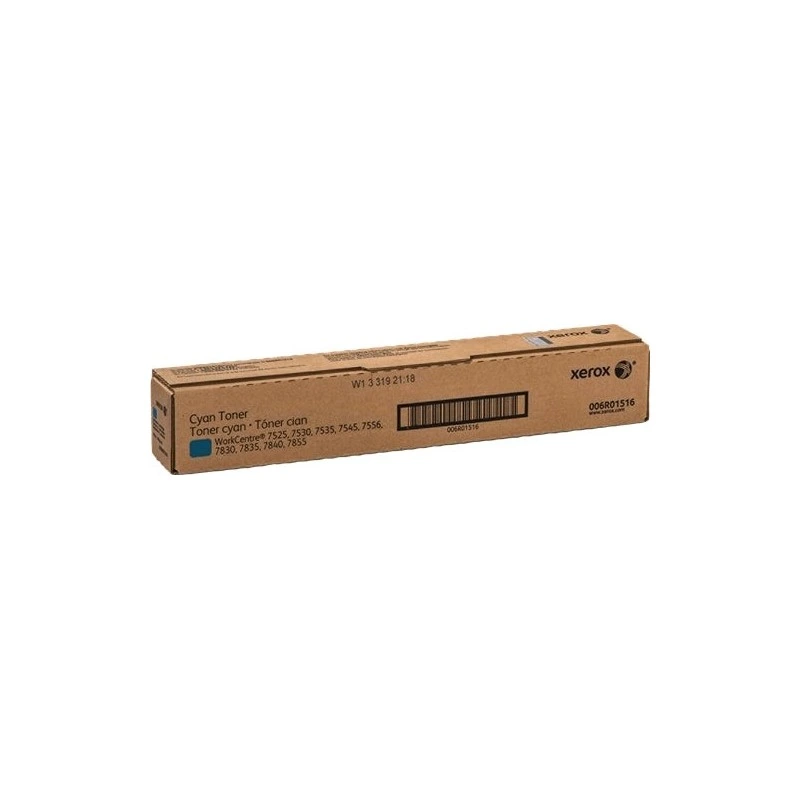 Xerox WorkCentre 7525/7535/7545/7830 Cyan Cartouche de toner Original - 006R01516