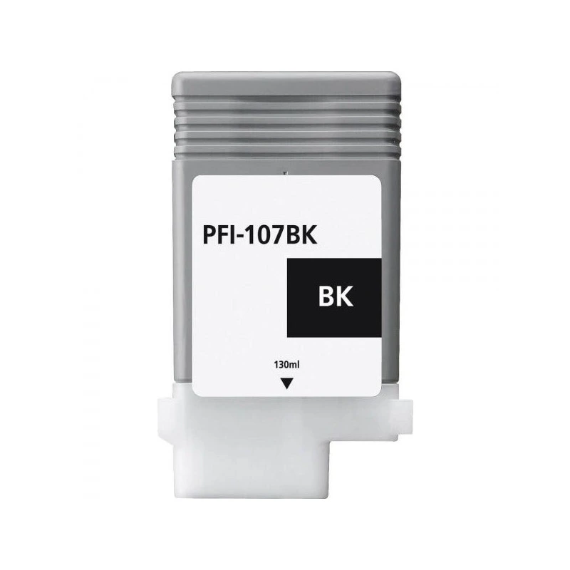 Canon PFI107 Noir Cartouche d'encre Générique - Remplace PFI107BK/6705B001