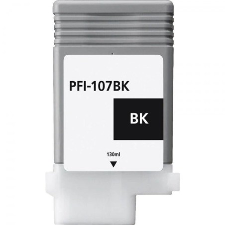 Canon PFI107 Black Compatible Ink Cartridge - Replaces PFI107BK/6705B001