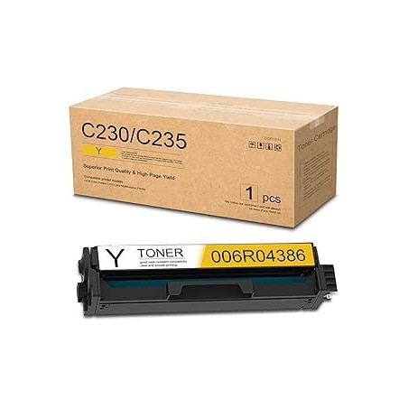 Xerox C230/C235 Yellow Compatible Toner Cartridge - Replaces 006R04394/006R04386