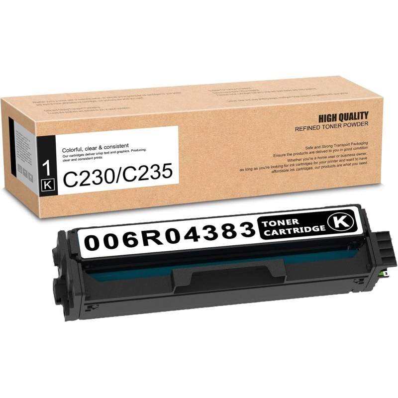 Xerox C230/C235 Negro Cartucho de Toner Generico - Reemplaza 006R04391/006R04383