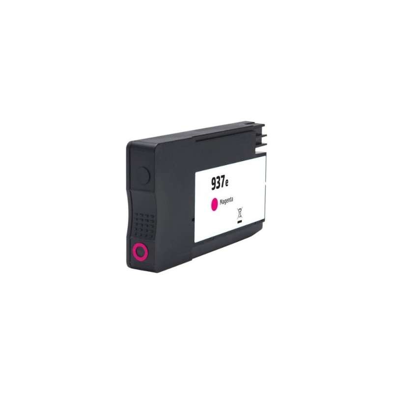 HP 937e XL Magenta Cartouche d'encre Pigmentée Générique - Remplace 4S6W7NE/4S6W3NE (Chip reforzado contra actualizaciones)