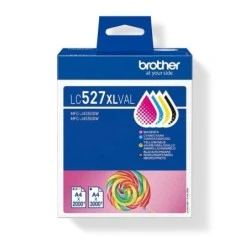 Brother LC527XLVAL Pack de 4 Cartuchos de Tinta Original (BK/C/M/Y) - LC527XLVAL