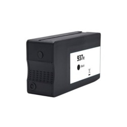 HP 937e XL Noir Cartouche d'encre Pigmentée Générique - Remplace 4S6W9NE/4S6W5NE (Chip reforzado contra actualizaciones)