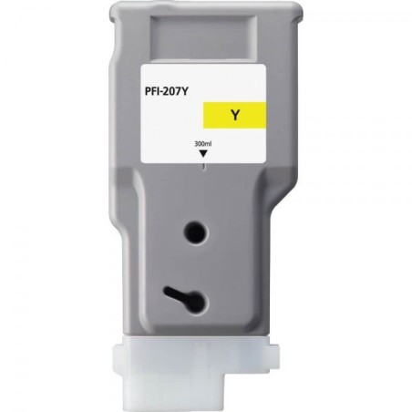 Canon PFI207 Tinteiro Amarelo Genérico - Substitui PFI207Y/8792B001