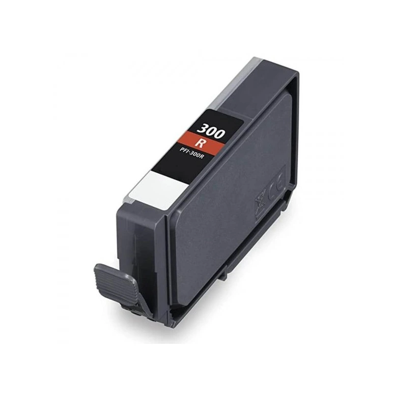 Canon PFI300 Rouge Cartouche d'encre Pigmentée Générique - Remplace 4199C001/PFI300R
