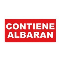 Apli Roll of 200 Permanent Labels - Contains Delivery Note - Red Color