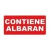 Apli Roll of 200 Permanent Labels - Contains Delivery Note - Red Color