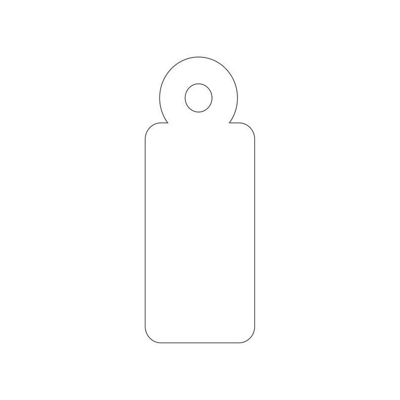 Etiquetas Suspensas Apli Brancas 13 x 34mm 1.000 U.