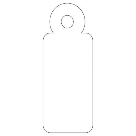 Apli White Hanging Labels 13 x 34mm 1,000 U.