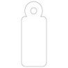 Apli White Hanging Labels 13 x 34mm 1,000 U.