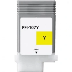 Canon PFI107 Tinteiro Amarelo Genérico - Substitui PFI107Y/6708B001