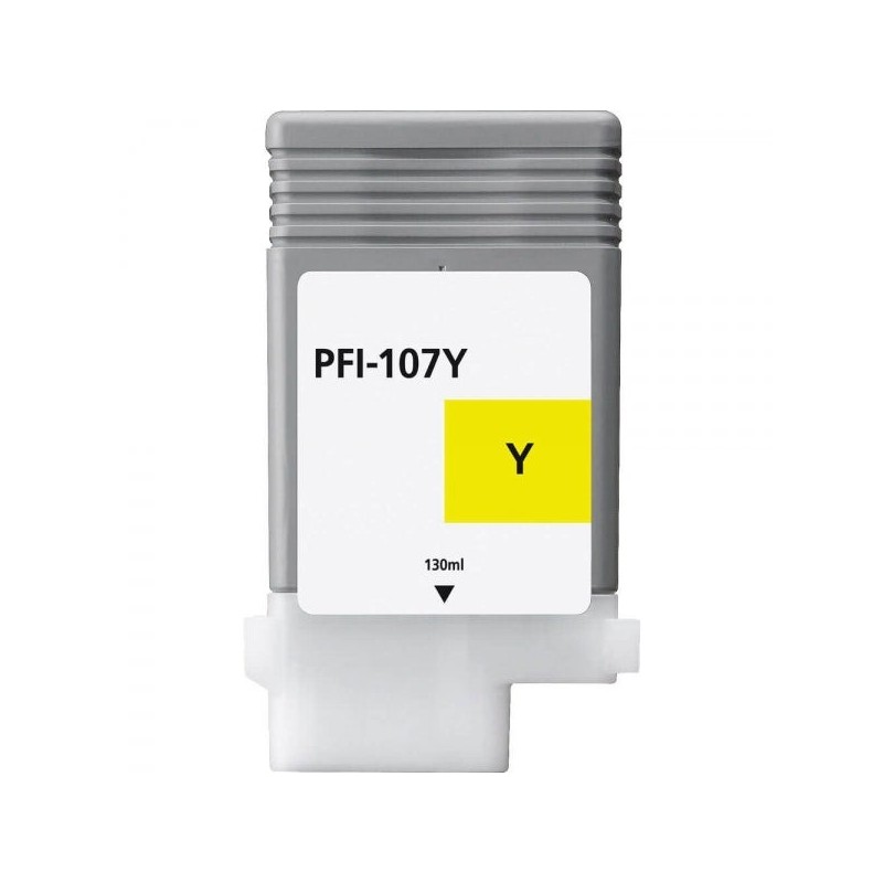 Canon PFI107 Yellow Compatible Ink Cartridge - Replaces PFI107Y/6708B001