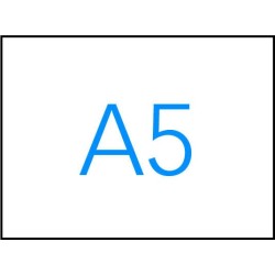 Apli Pack of 200 Rectangular Labels 210x148mm - Permanent Adhesive - Straight Edges - White Color