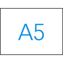 Apli Pack of 200 Rectangular Labels 210x148mm - Permanent Adhesive - Straight Edges - White Color
