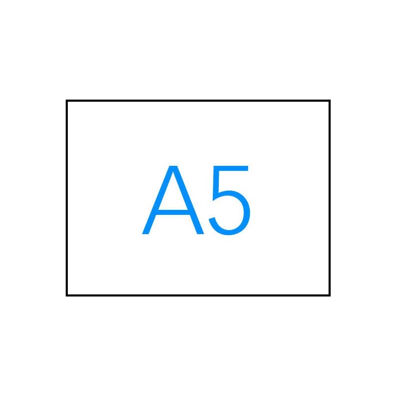 Apli Pack of 200 Rectangular Labels 210x148mm - Permanent Adhesive - Straight Edges - White Color