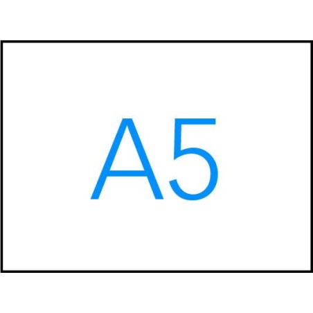 Apli Pack of 200 Rectangular Labels 210x148mm - Permanent Adhesive - Straight Edges - White Color