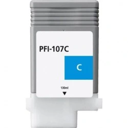 Canon PFI107 Tinteiro Ciano Genérico - Substitui PFI107C/6706B001
