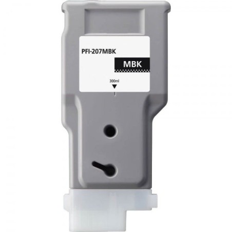 Canon PFI207 Matte Black Compatible Pigment Ink Cartridge - Replaces PFI207MBK/8788B001
