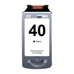 Canon PG40/PG50/PG37 Negro Cartucho de Tinta Remanufacturado - Muestra Nivel de Tinta - Reemplaza
