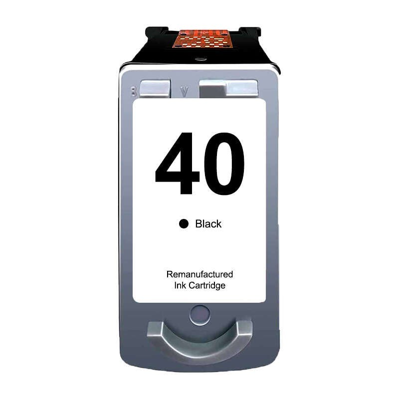 Canon PG40/PG50/PG37 Negro Cartucho de Tinta Remanufacturado - Muestra Nivel de Tinta - Reemplaza
