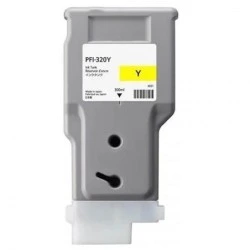 Canon PFI320 Tinteiro Amarelo Pigmentada Genérico - Substitui 2893C001