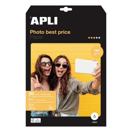 Apli Photobasic A4 Photo Paper 140g 20 Sheets