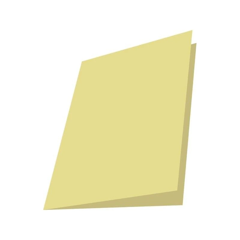 Mariola Pack of 50 Cardboard Subfolders 180gr - A4 Format - Fastener Slot - Yellow Color