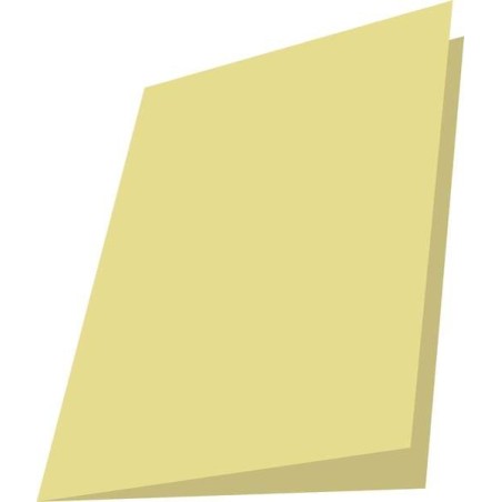 Mariola Pack of 50 Cardboard Subfolders 180gr - A4 Format - Fastener Slot - Yellow Color