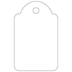 Apli White Hanging Labels 22 x 35mm 100 U.