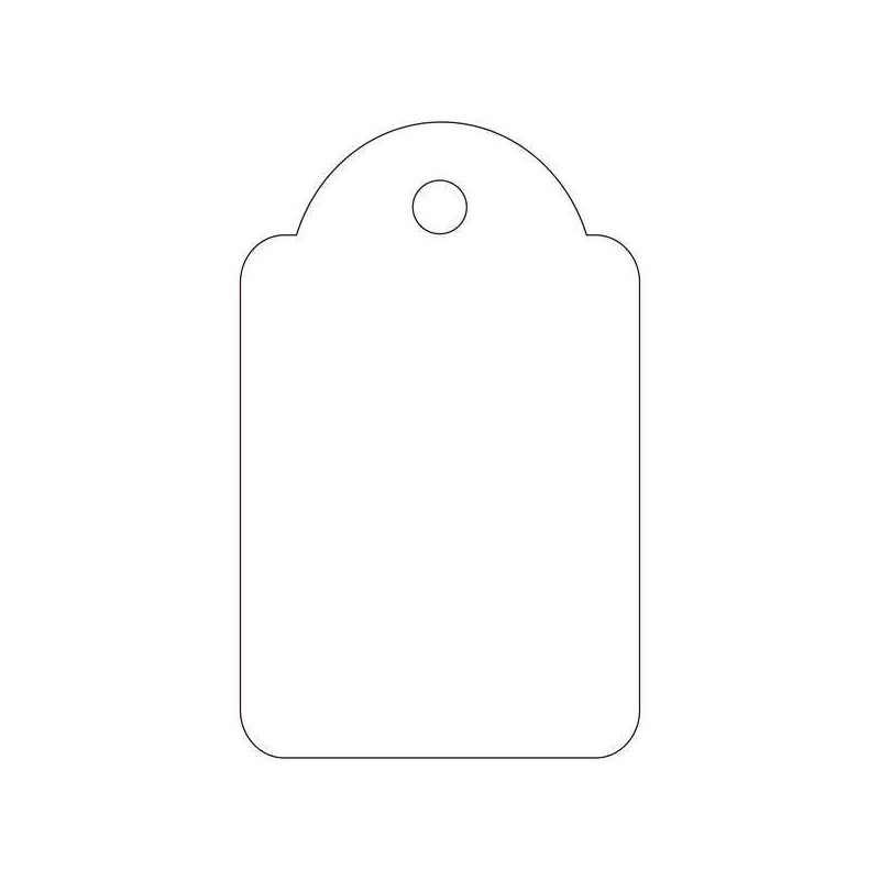 Apli White Hanging Labels 22 x 35mm 100 U.