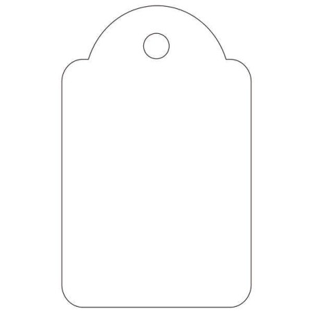 Apli White Hanging Labels 22 x 35mm 100 U.