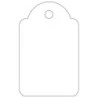 Apli White Hanging Labels 22 x 35mm 100 U.