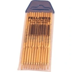 Fellowes Pack of 12 Ballpoint Pen Refills with Base - Blue Color