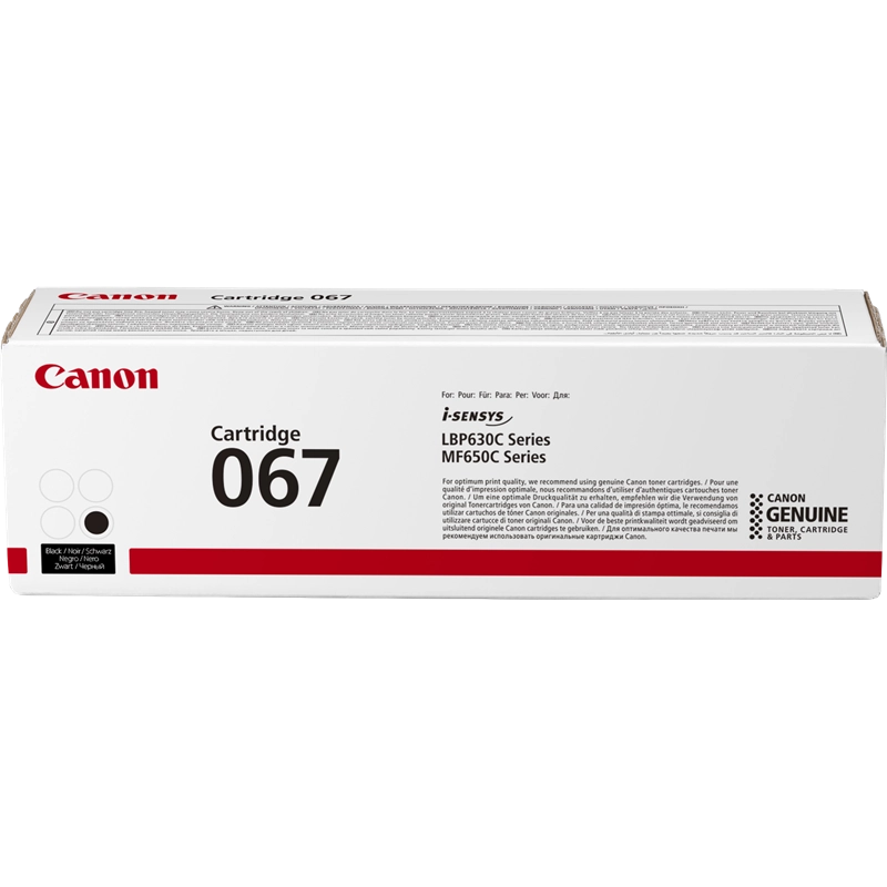 Canon 067 Black Toner Cartridge Original - 5102C002