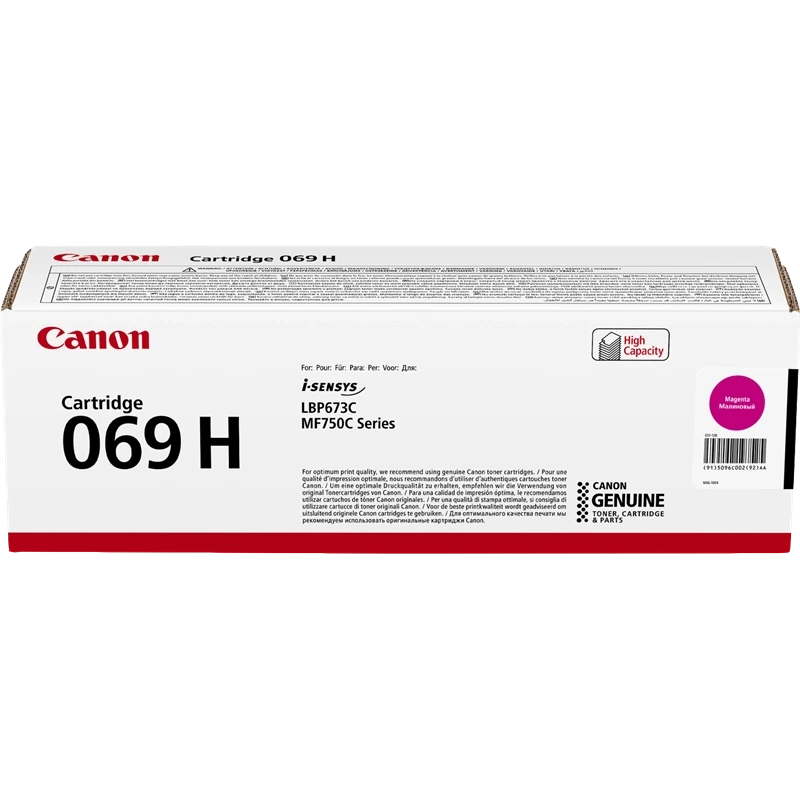 Canon 069H Cartucho de Toner Magenta Original - 5096C002