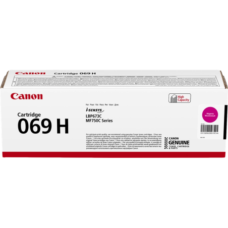 Canon 069H Magenta Cartucho de Toner Original - 5096C002