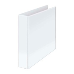 Dohe Kangourou Classeur Basic A4 - 4 Anneaux Mixtes 55mm - Sachet sur Dos et Couverture - Carton Ligné - Coloris Blanc