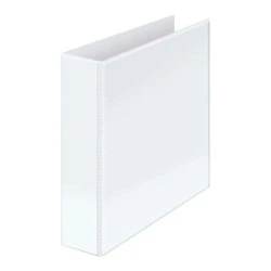 Dohe Kangaroo Folder Basic A4 - 2 Mixed Rings 65mm - Bag on Spine and Cover - Lined Cardboard - White Color